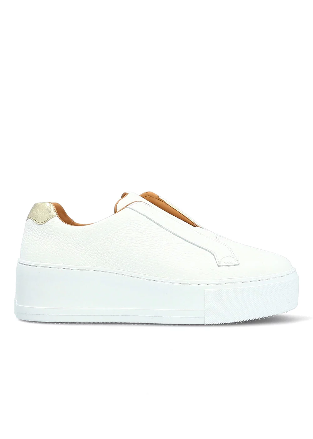BASKET SLIPPERS TAYLOR CUIR BLANC