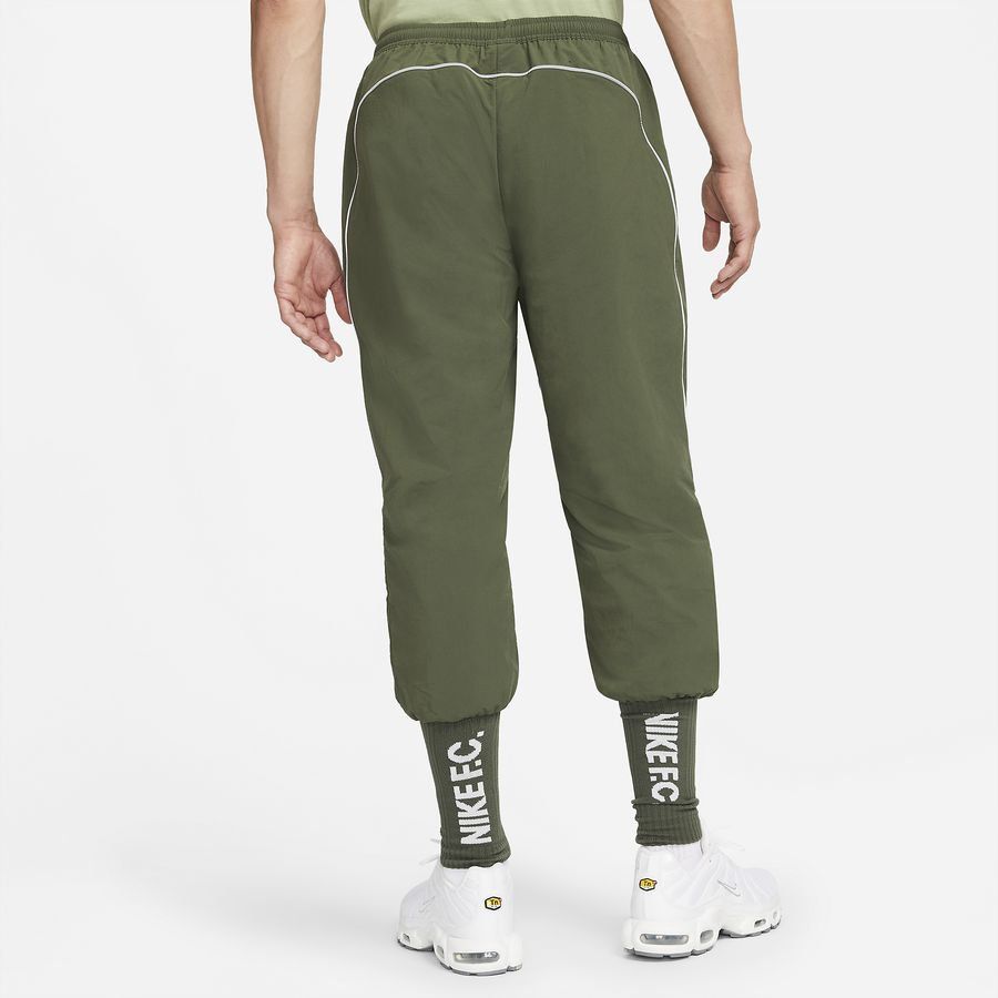Nike F.C. Bas de Survêtement Woven - Vert/Blanc/Argenté