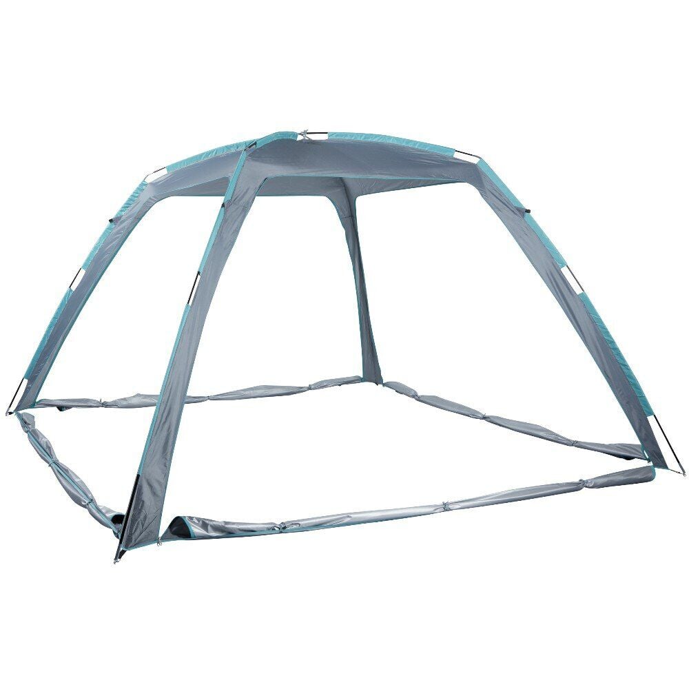 Abri de camping gris