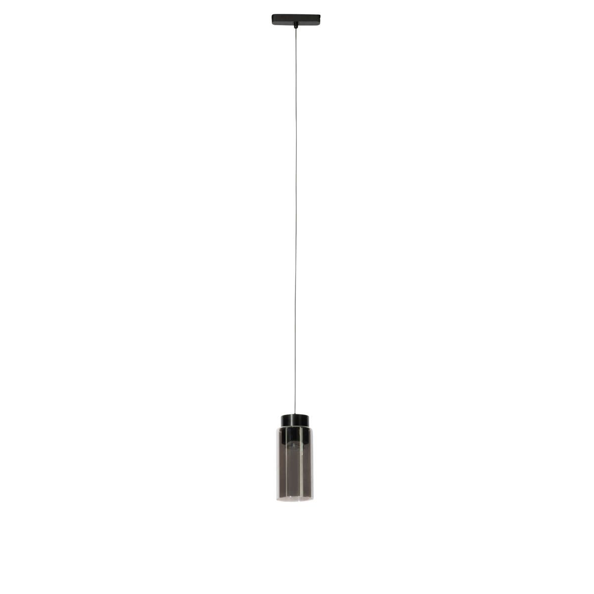 Moderne hanglamp zwart voor railsysteem 1-fase incl. LED - Magnetic Vance
