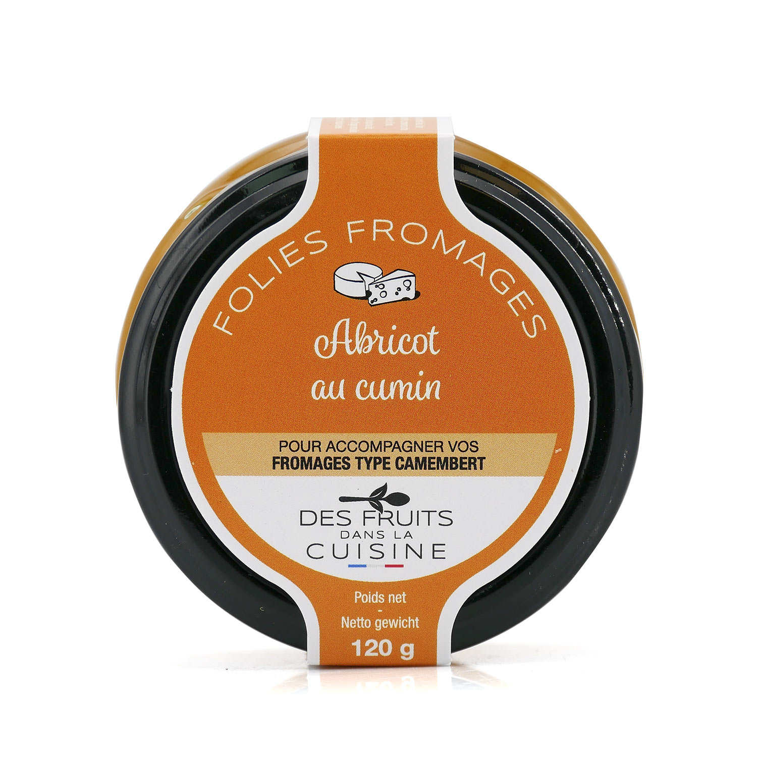 Les Folies Fromages - Abricot, cumin et zestes d'orange