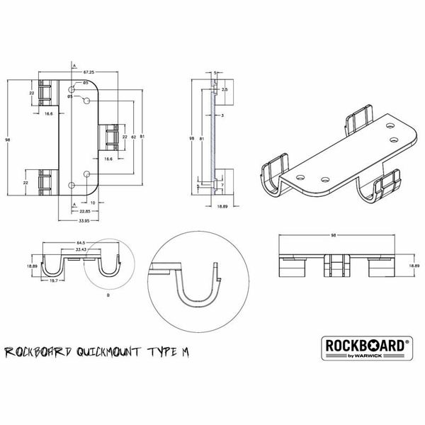 Rockboard Quick Mount Type M