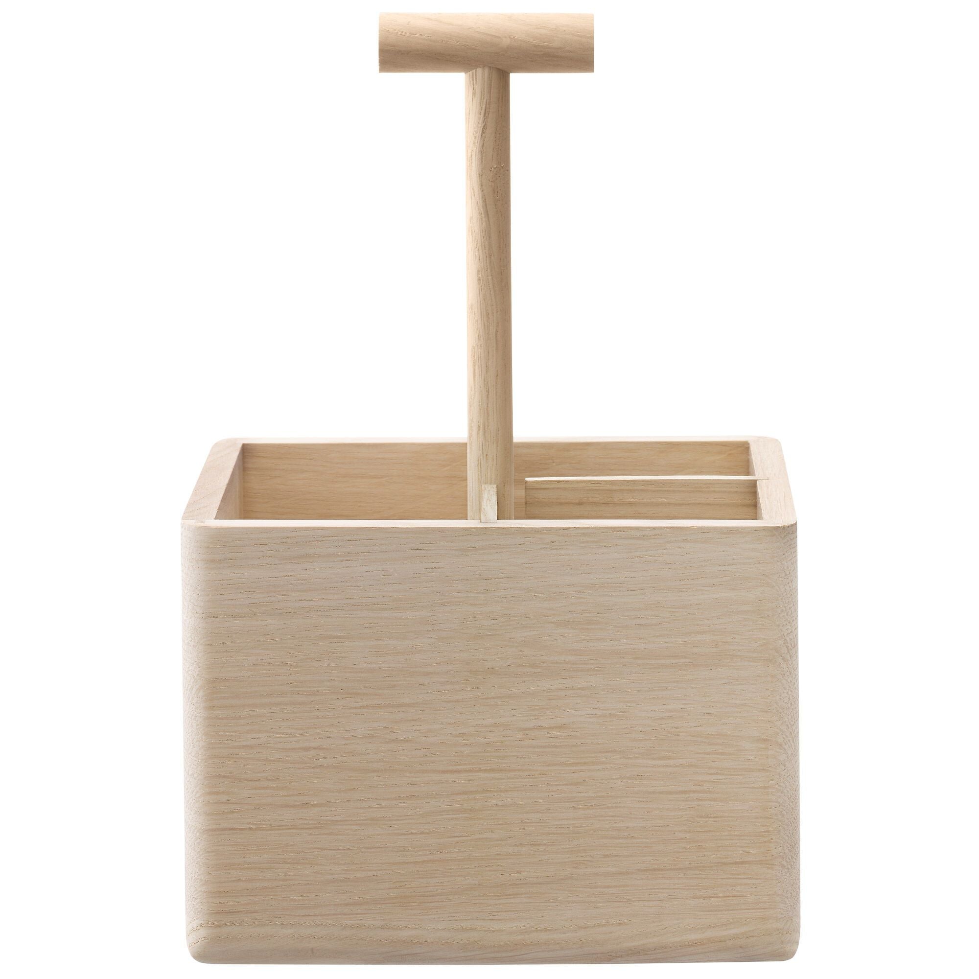 Dine Besteckfach Eiche 20x16x29cm - Natur / B: 20.0 cm x T: 16.0 cm x H: 29.0 cm