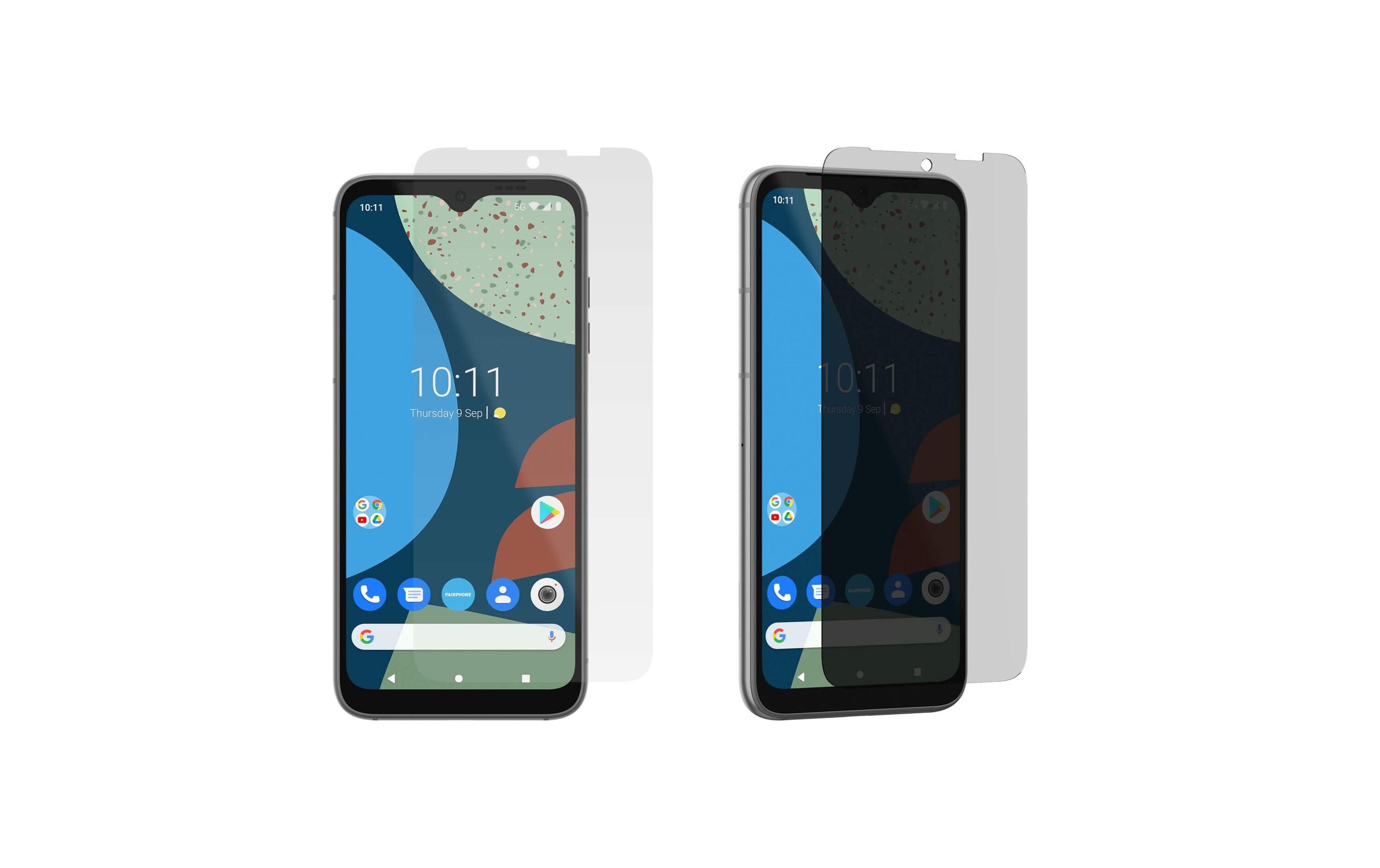 Displayschutz für Fairphone 4 mit Privacy-FilterFairphone 4 Schutzfolie mit Blickschutzfilter zum Schutz der Privatsphäre
