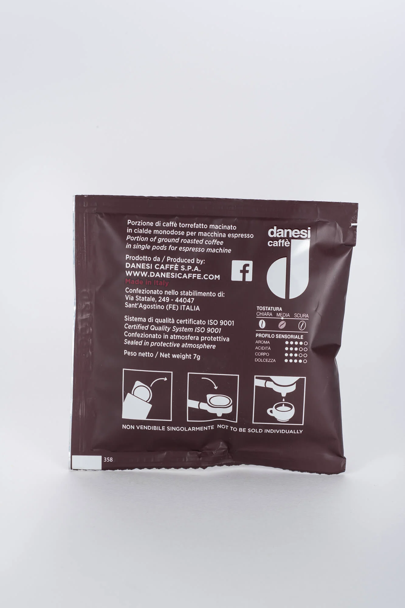 DANESI Caffè Espresso Gold Quality 18 E.S.E. Pads