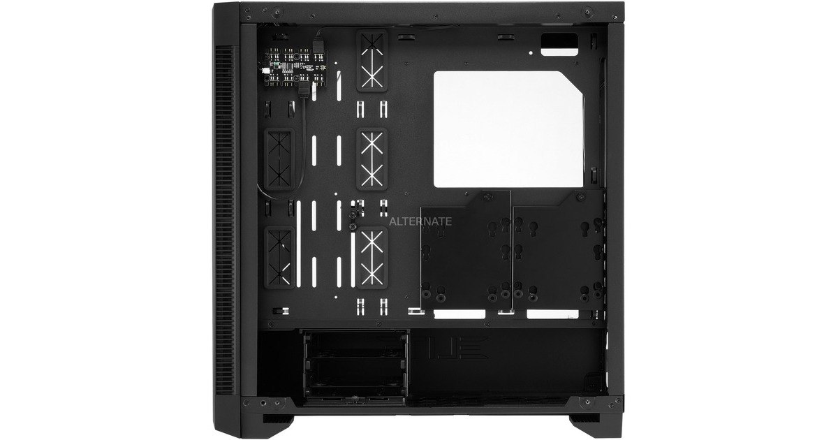 SharkoonELITE SHARK CA200M big tower behuizing  (Zwart | 4x USB-A | Window)