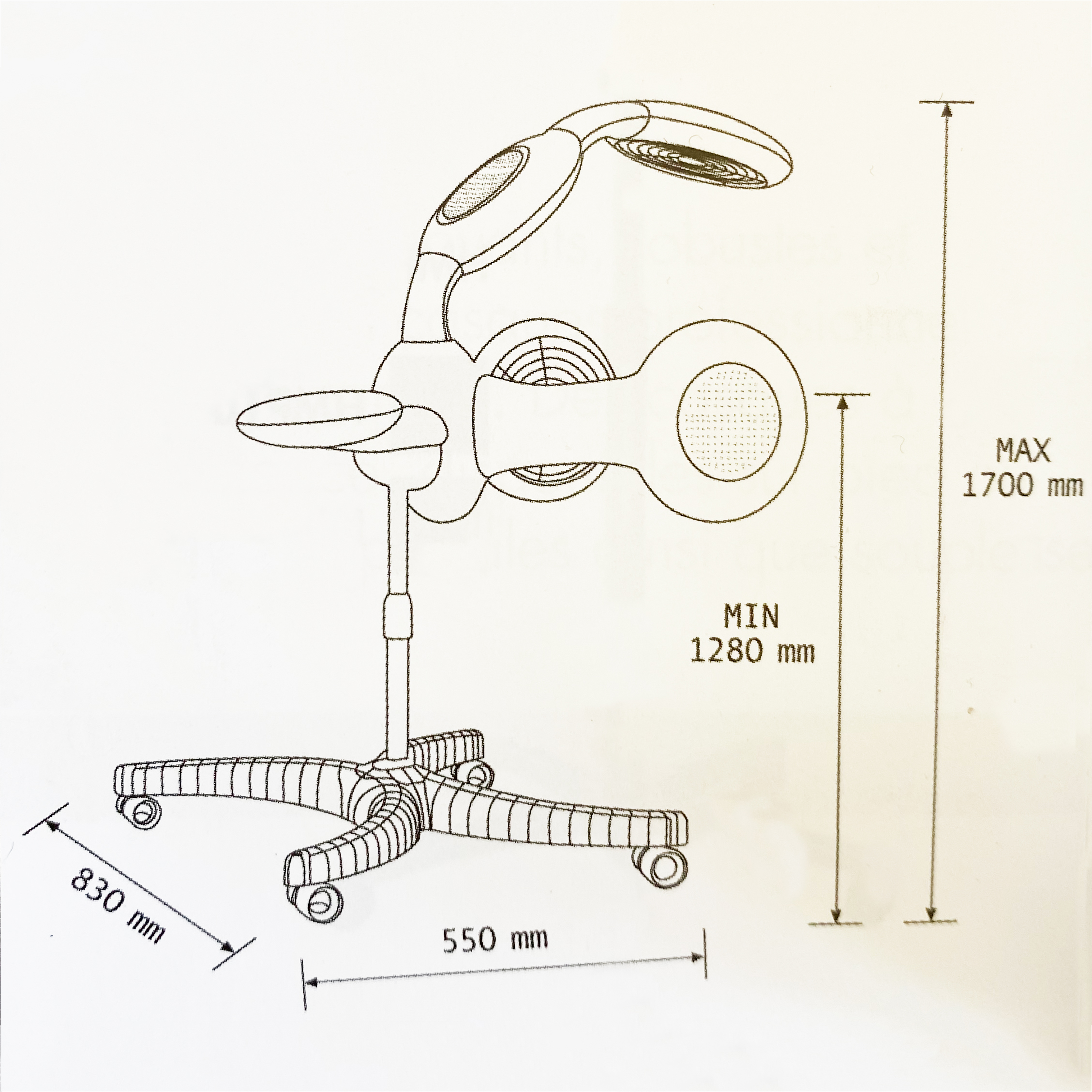 Casque Infrarouge Logika Spheric Design sur Pied Jacques Seban
