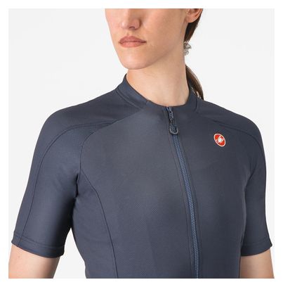 Maillot à Manches Courtes Castelli Libera 2 Femme Bleu