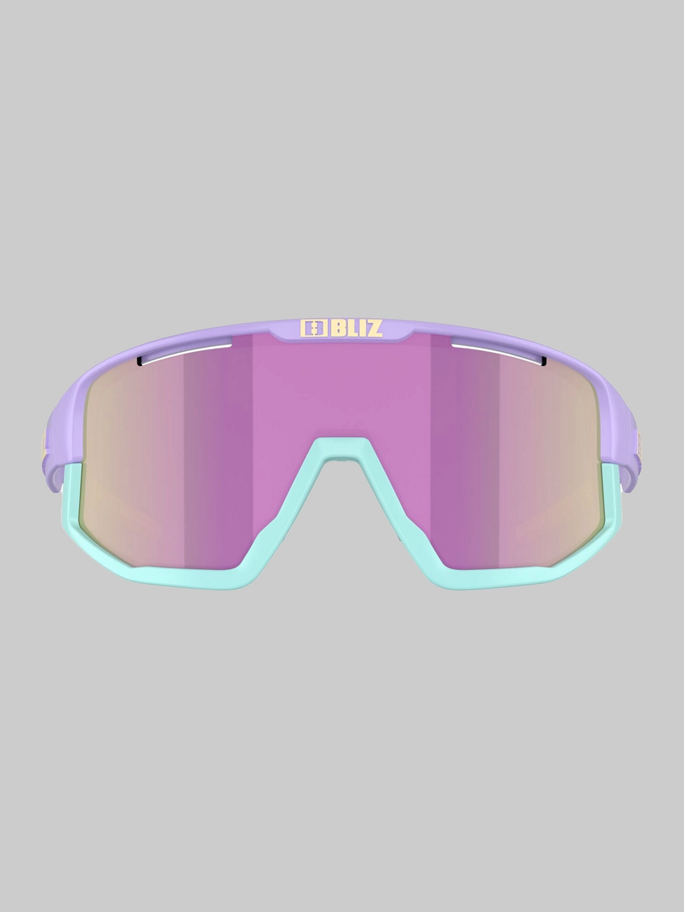 BLIZ Active Eyewear Fusion Matt Pastel Purple Sunglasses brown w pink multi