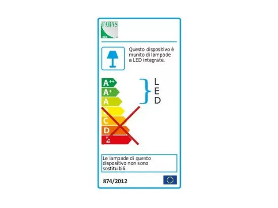 Plafonnier LED moderne BARD 39W Anthracite 3394-22-282 Fabas Luce
