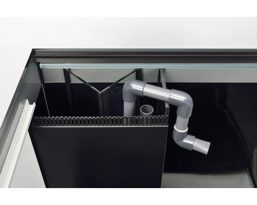 EHEIM incpiria 430 zeeaquariumcombinatie met LED-verlichting, circulatiepomp en verlichte kast, grafiet