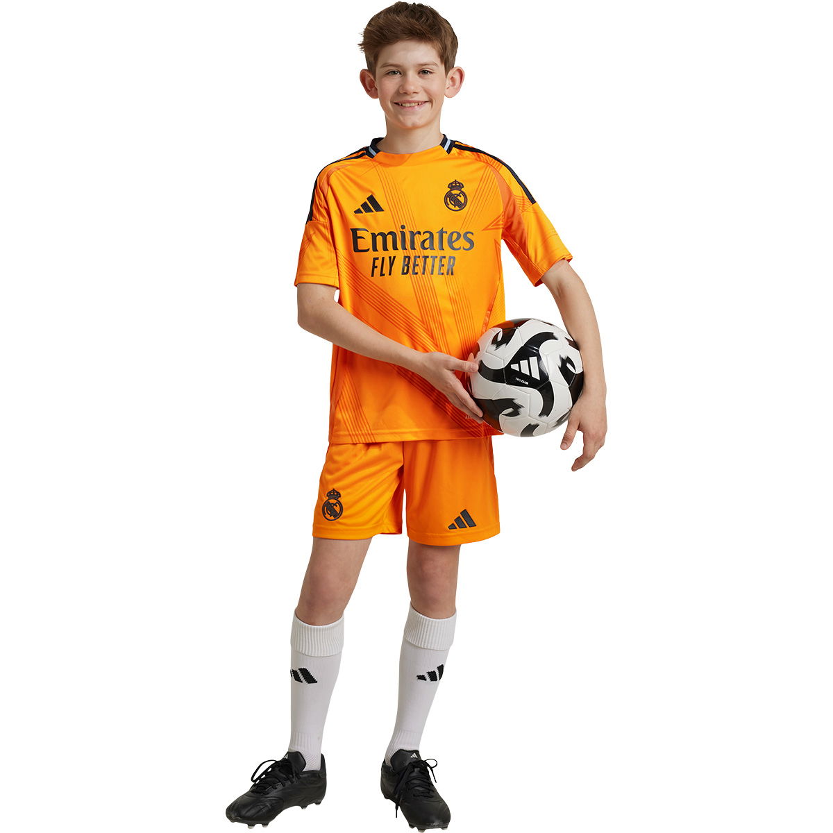 Real Madrid Udebaneshorts 24/25 Børn