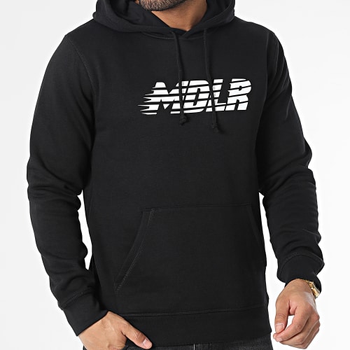 Sweat Capuche MDLR Noir Blanc