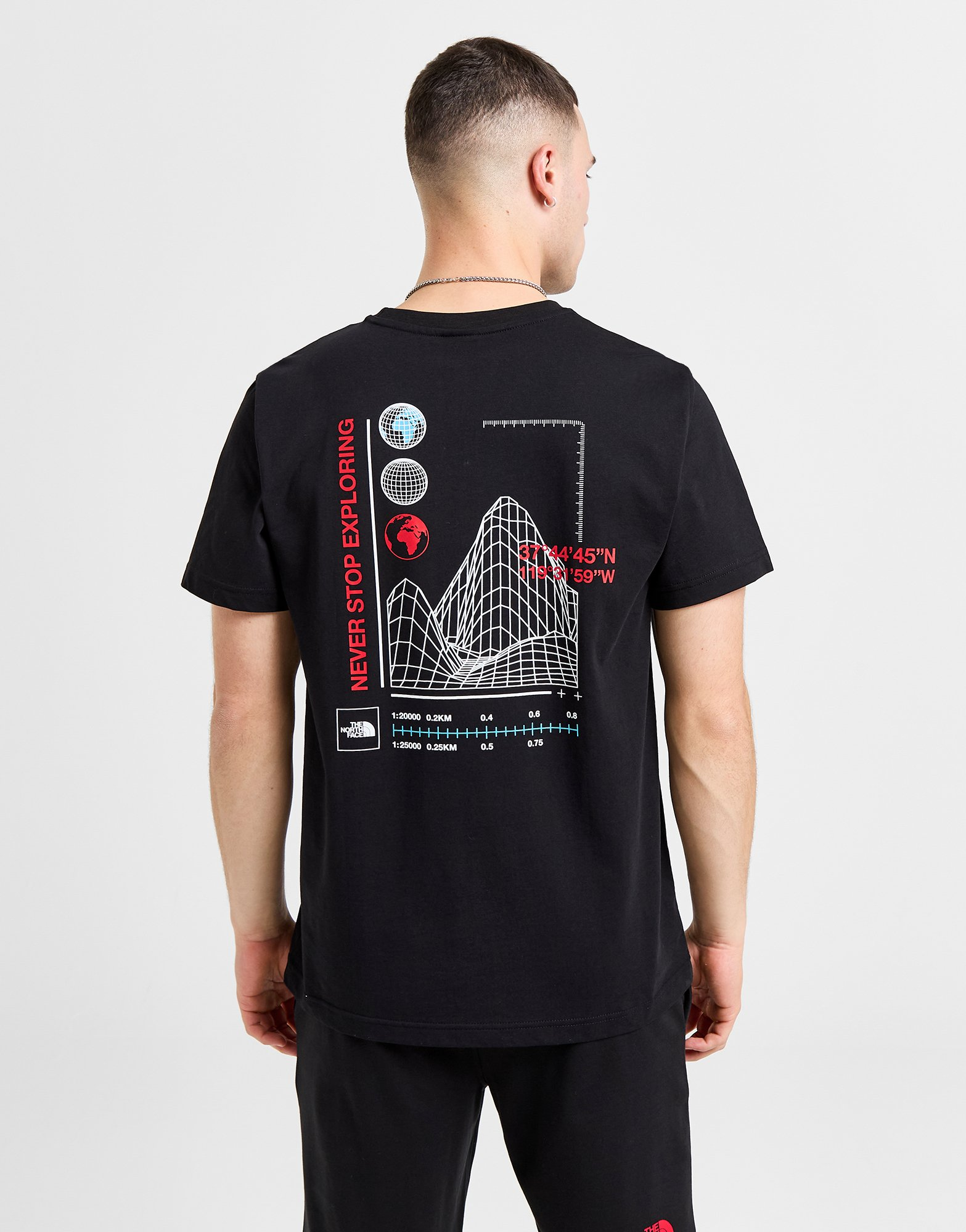 The North Face T-shirt Mountain Scale Homme
