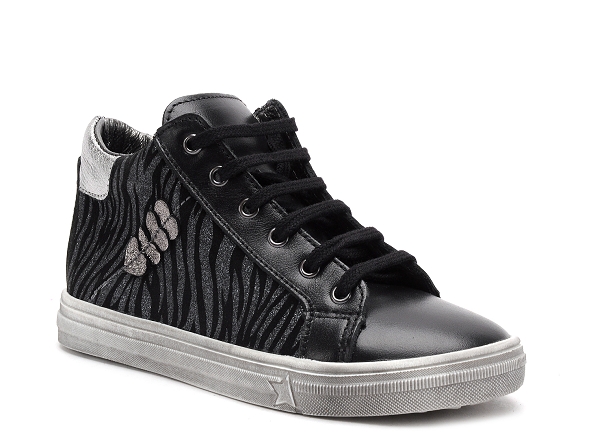 Bopy boots bottine enfant sebra noir