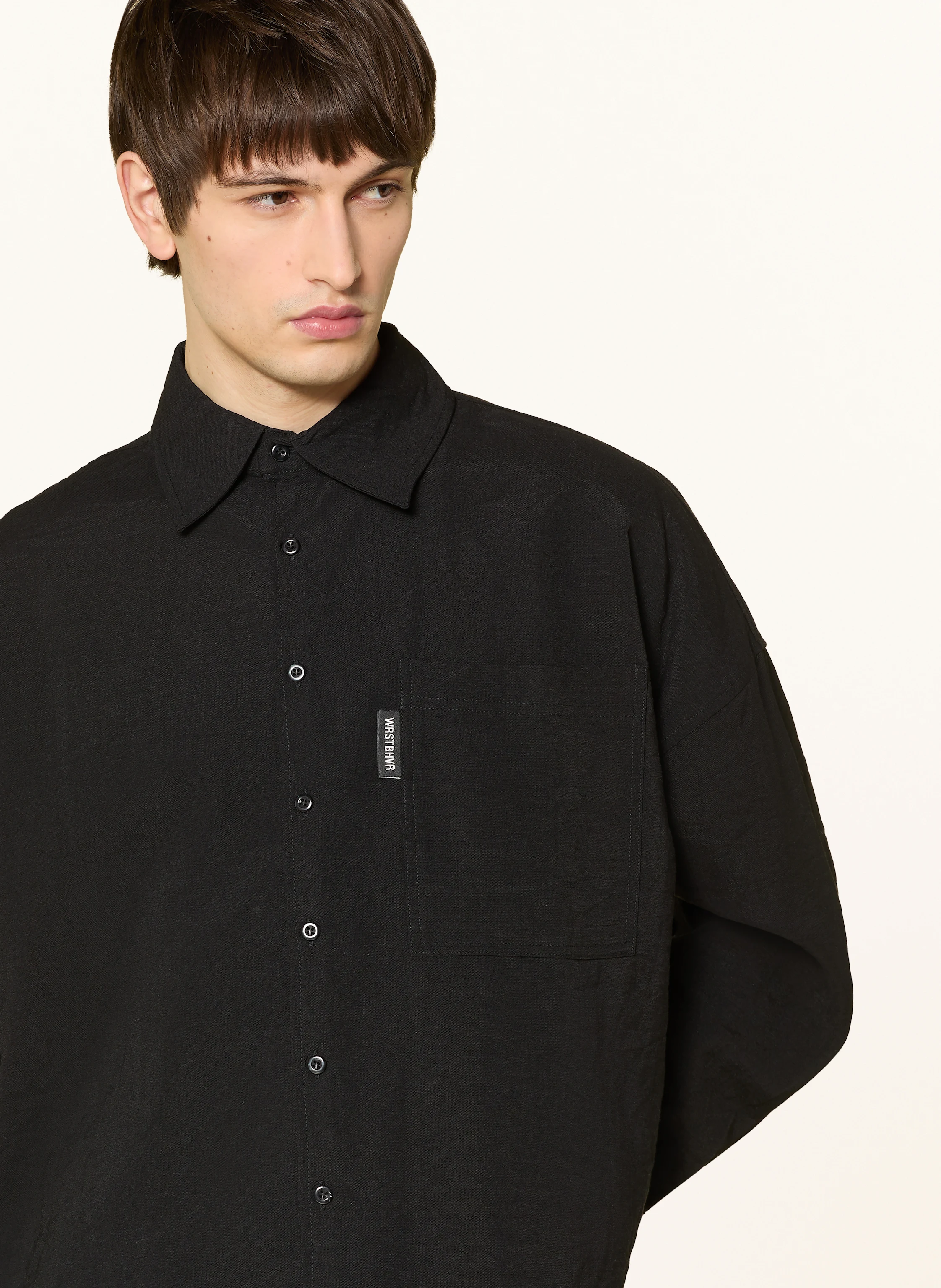 WRSTBHVR Hemd PAULO Comfort Fit mit Leinen