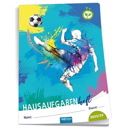 Trötsch Hausaufgabenheft Grundschule Fußball 2022 / 2023