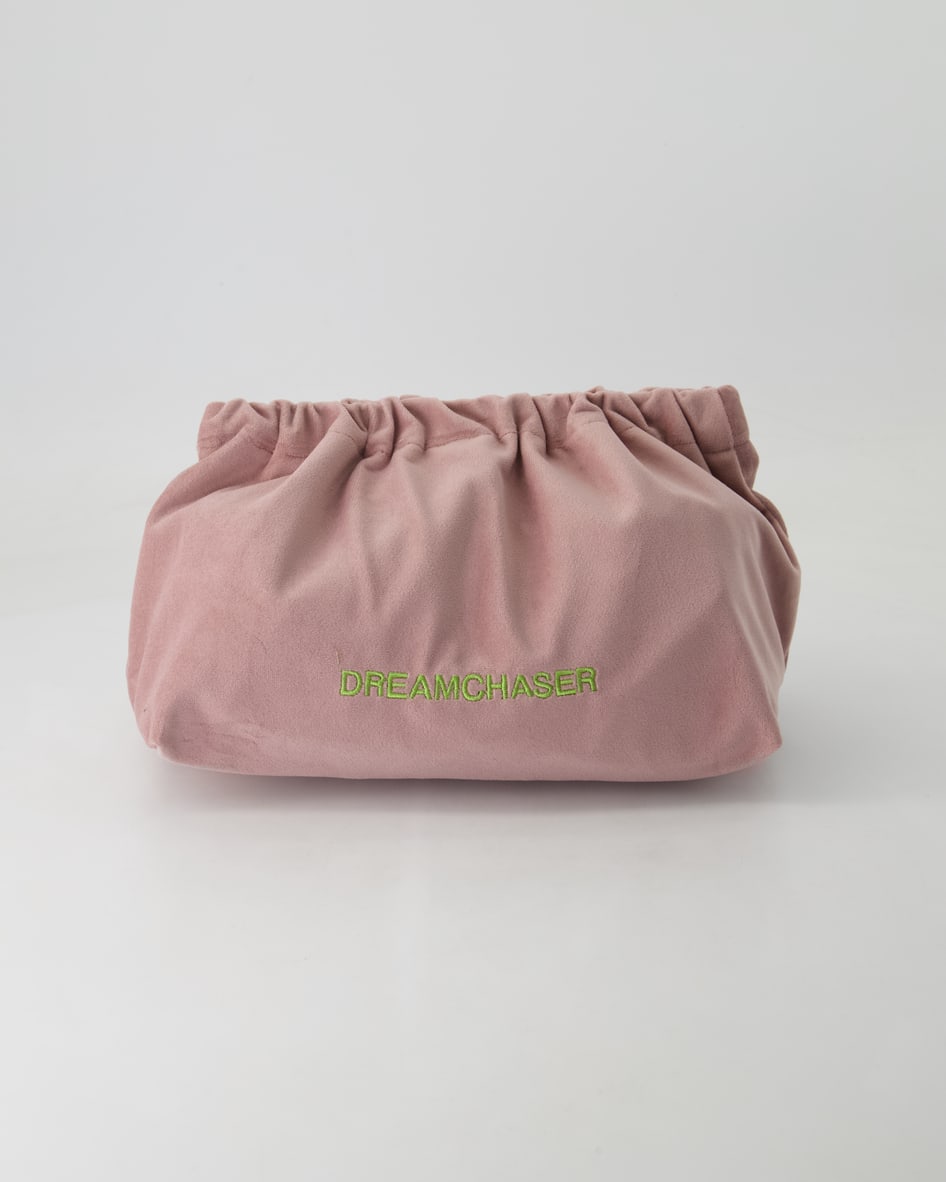 Sorbet Island Velvet Clutch Clutch in Lila