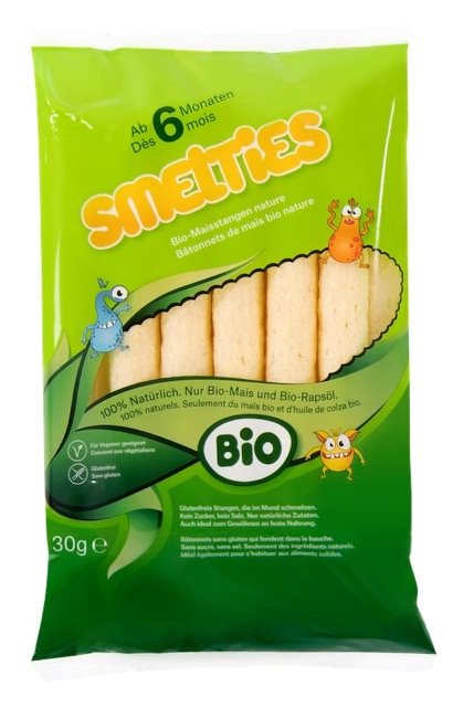 SMELTIES Bio-Maisstangen<br>30 g, nature