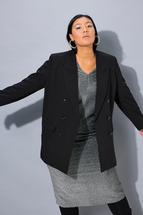 Blazer, Loose Fit, doppelreihig, Revers