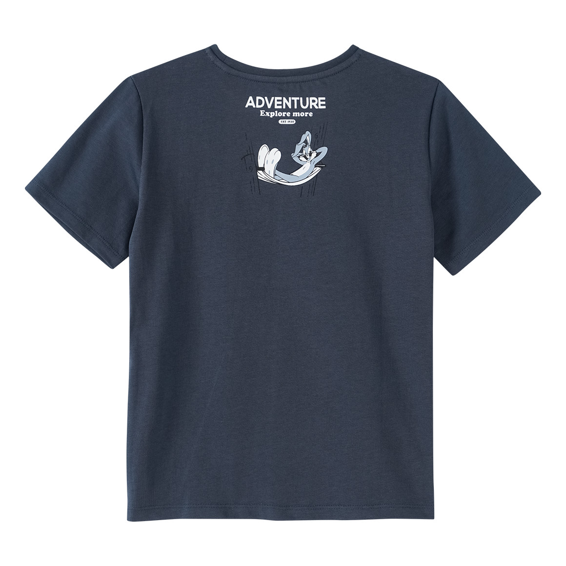 Topolino Looney Tunes T-Shirt mit großem Print dunkelblau