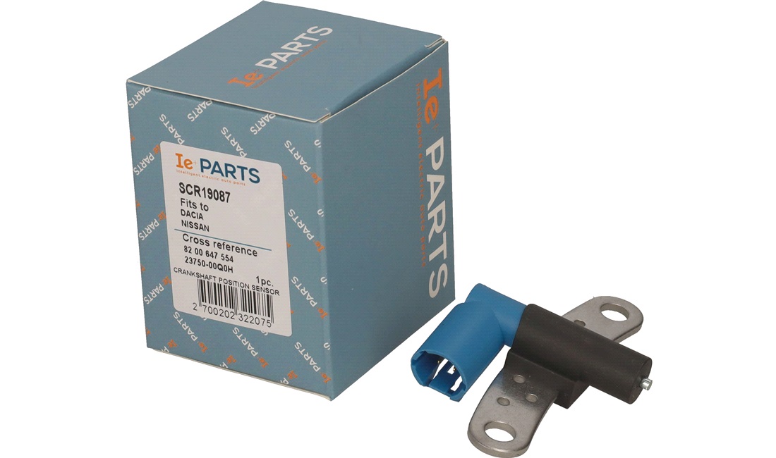Impulsensor, krumtapaksel