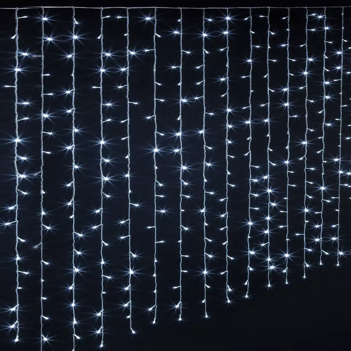 Rideau lumineux H2 m L4 m 800 LED Blanc froid