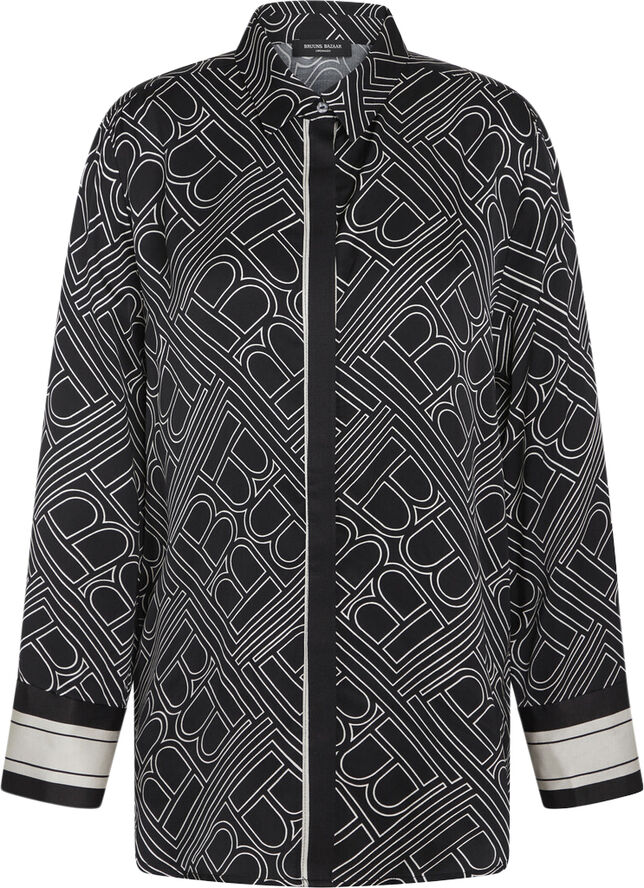 Bruuns Bazaar FloretBBAude shirt Dark logo print