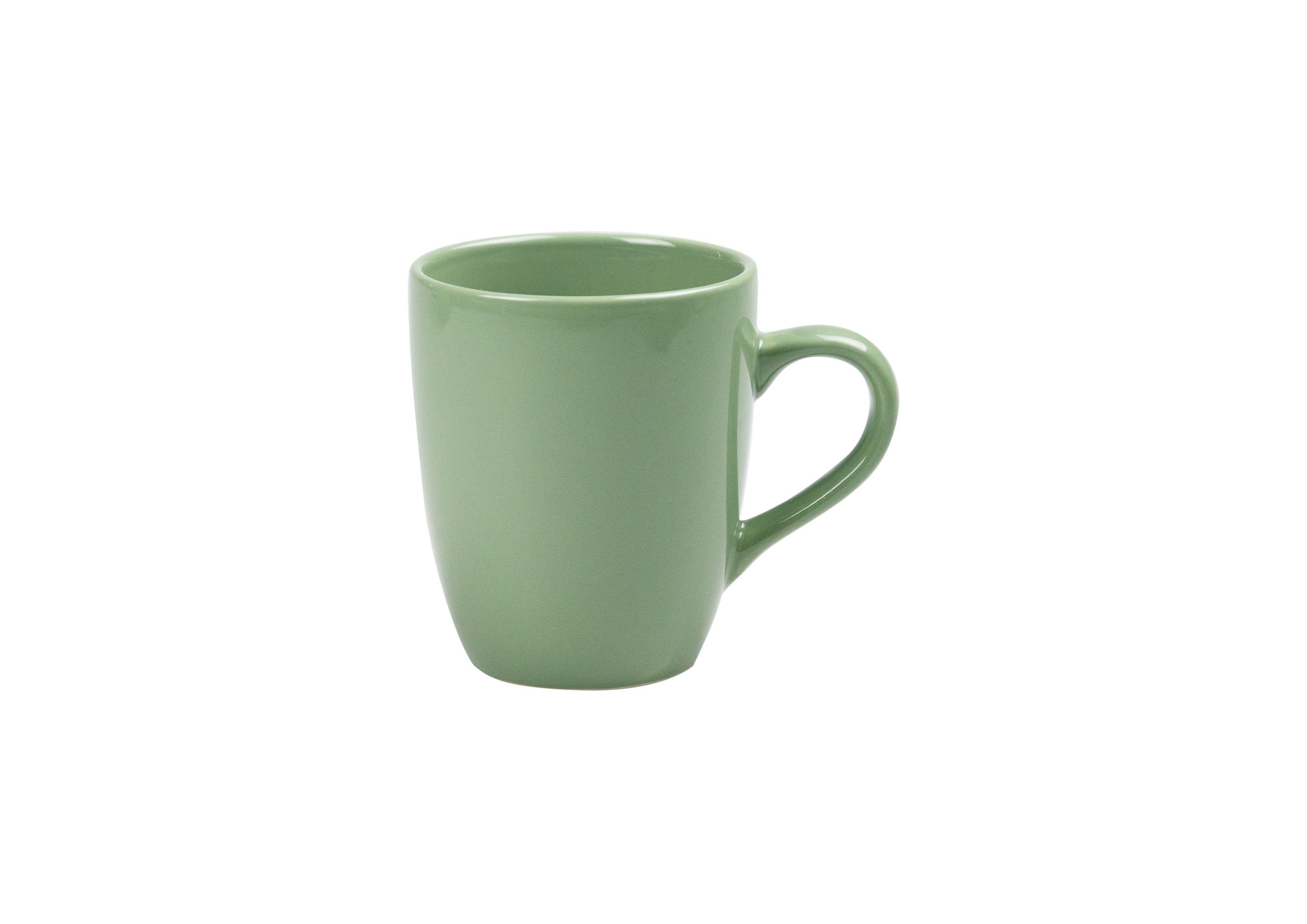 MUG BOMBE GRES VERT SAUGE 34CL