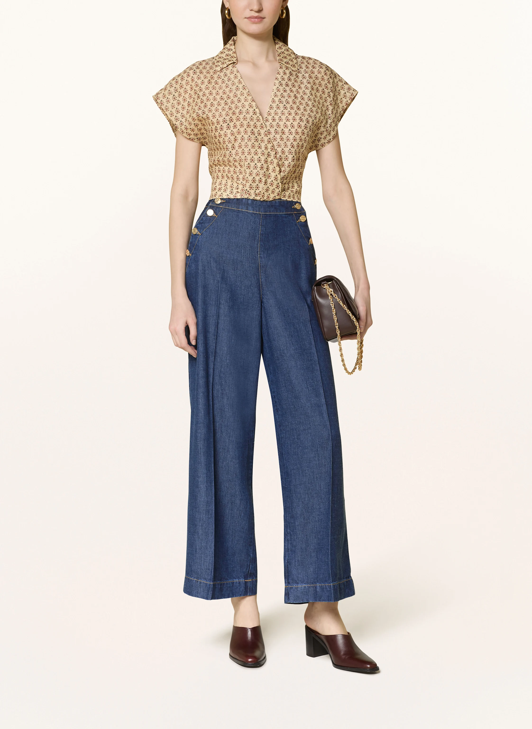 CLAUDIE PIERLOT Cropped-Blusenshirt