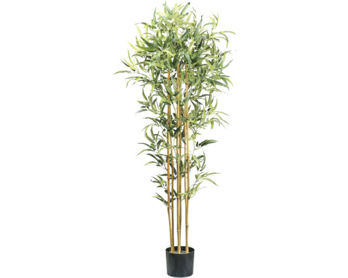 Kunstbamboe plant, 155 cm hoog, groen