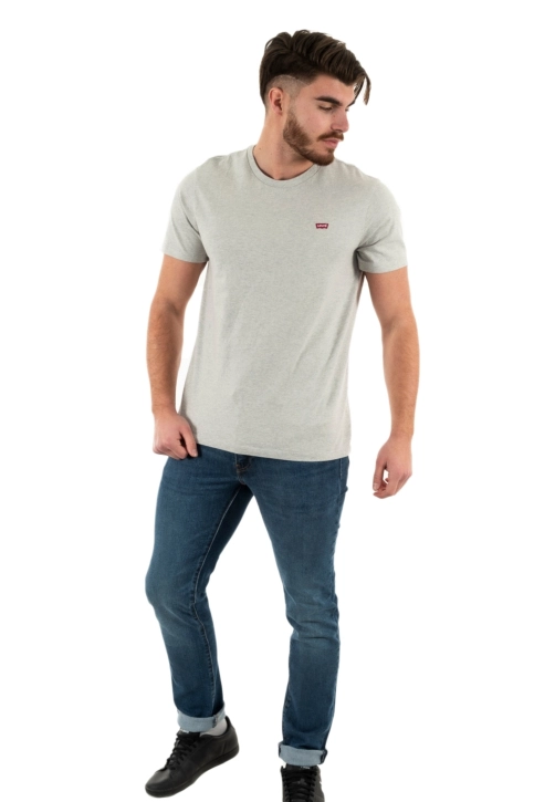 tee shirt levi's® ss original hm tee 0130 light mist heather
