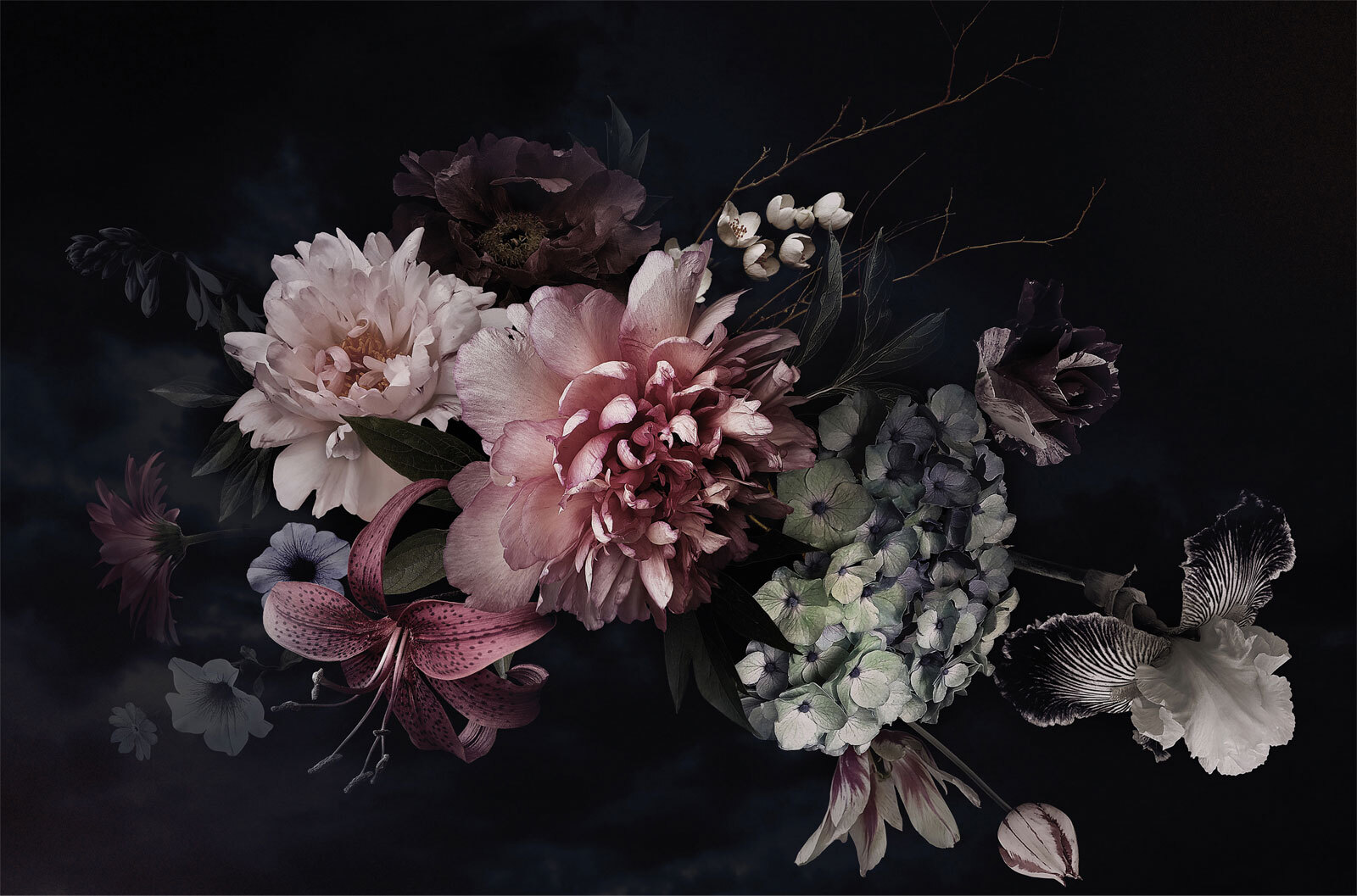 Keilrahmen Blumen 118 x 78