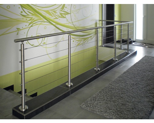 Pertura RVS V2A ronde relingsteun (5 gaten) vloermontage (24)