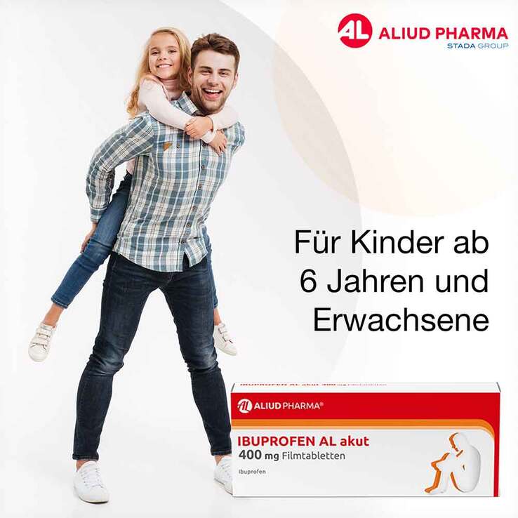 IBUPROFEN AL akut 400 mg Filmtabletten, 10 St