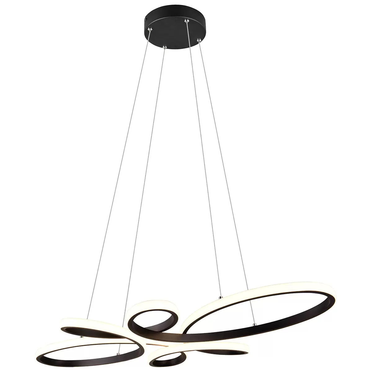 LED-Pendelleuchte Basti Schwarz