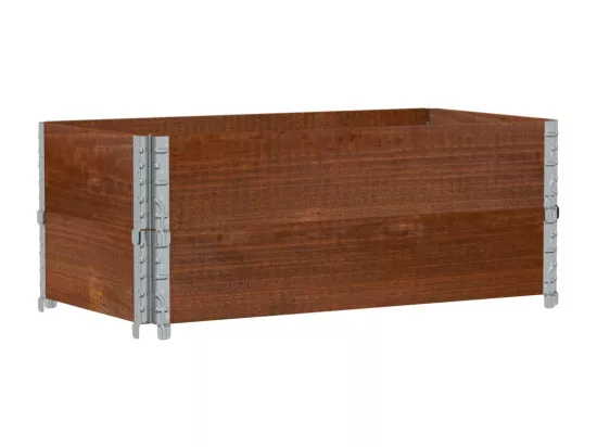 Jardinière bac lit surélevé bois marron 100 x 50 x 41 cm 02_0037283