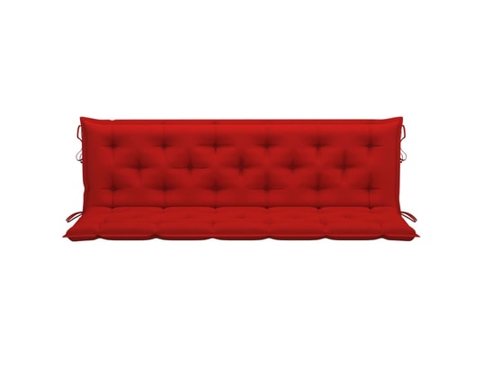 VIDAXL - Galette de chaise Coussin de balancelle rouge 180 cm tissu