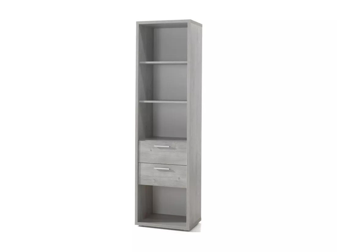 Chambre enfant robuste MATHEO, lit 90x200, armoire, bureau, bibliothéque et chevet