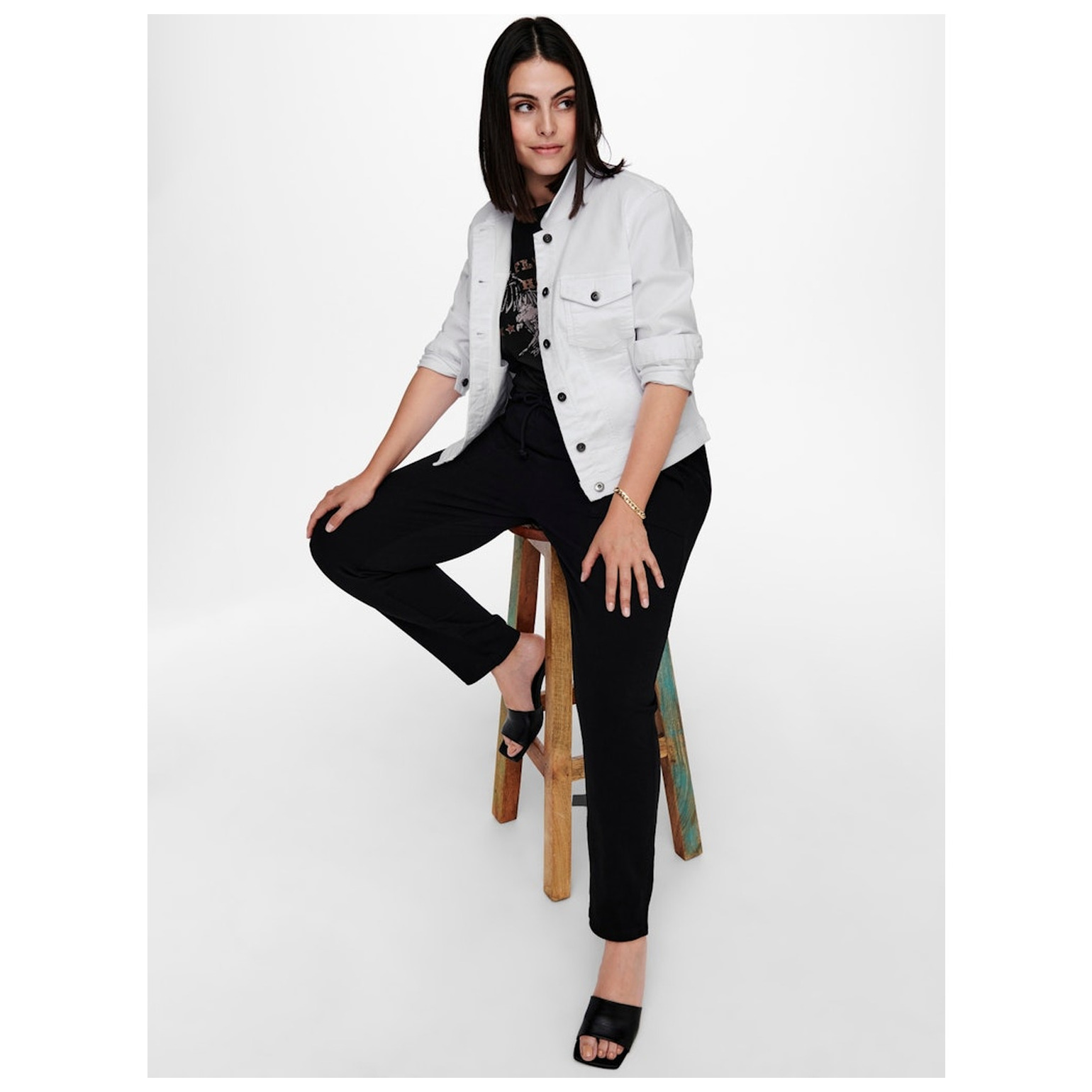 Carmakoma CARWESPA LS JACKET WHITE DNM N