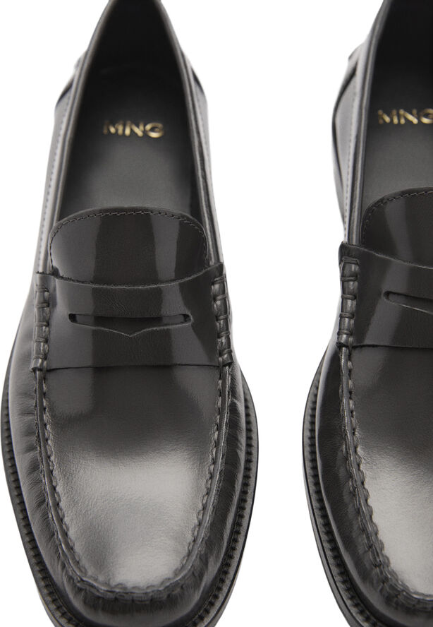 MANGO Leather moccasin 92