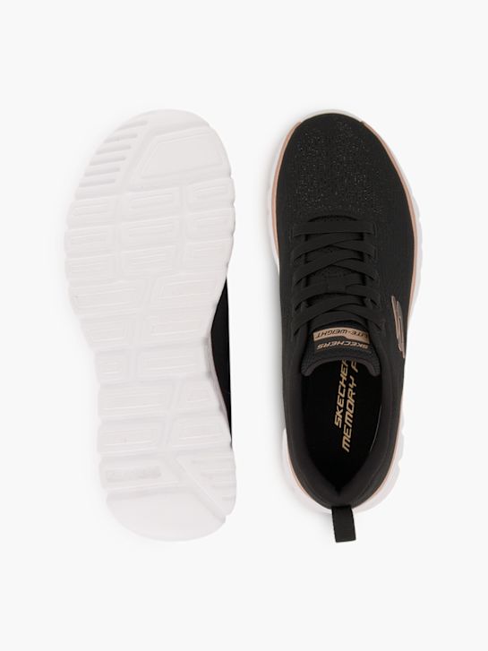 Skechers GRACEFUL 4.0 Slip-Ons Schwarz