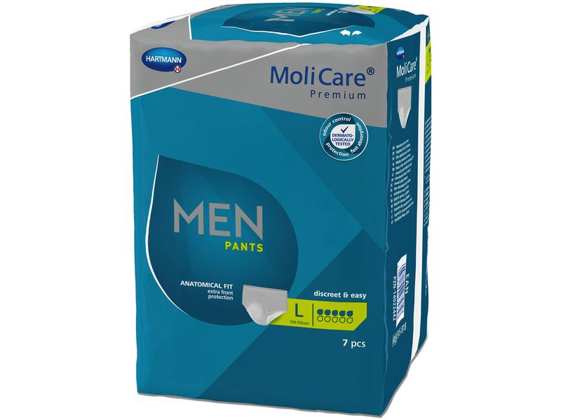 MoliCare Inkontinenz Pants Men 5 7 Stück Einweghose für Männer mit mittlerer Blasenschwäche