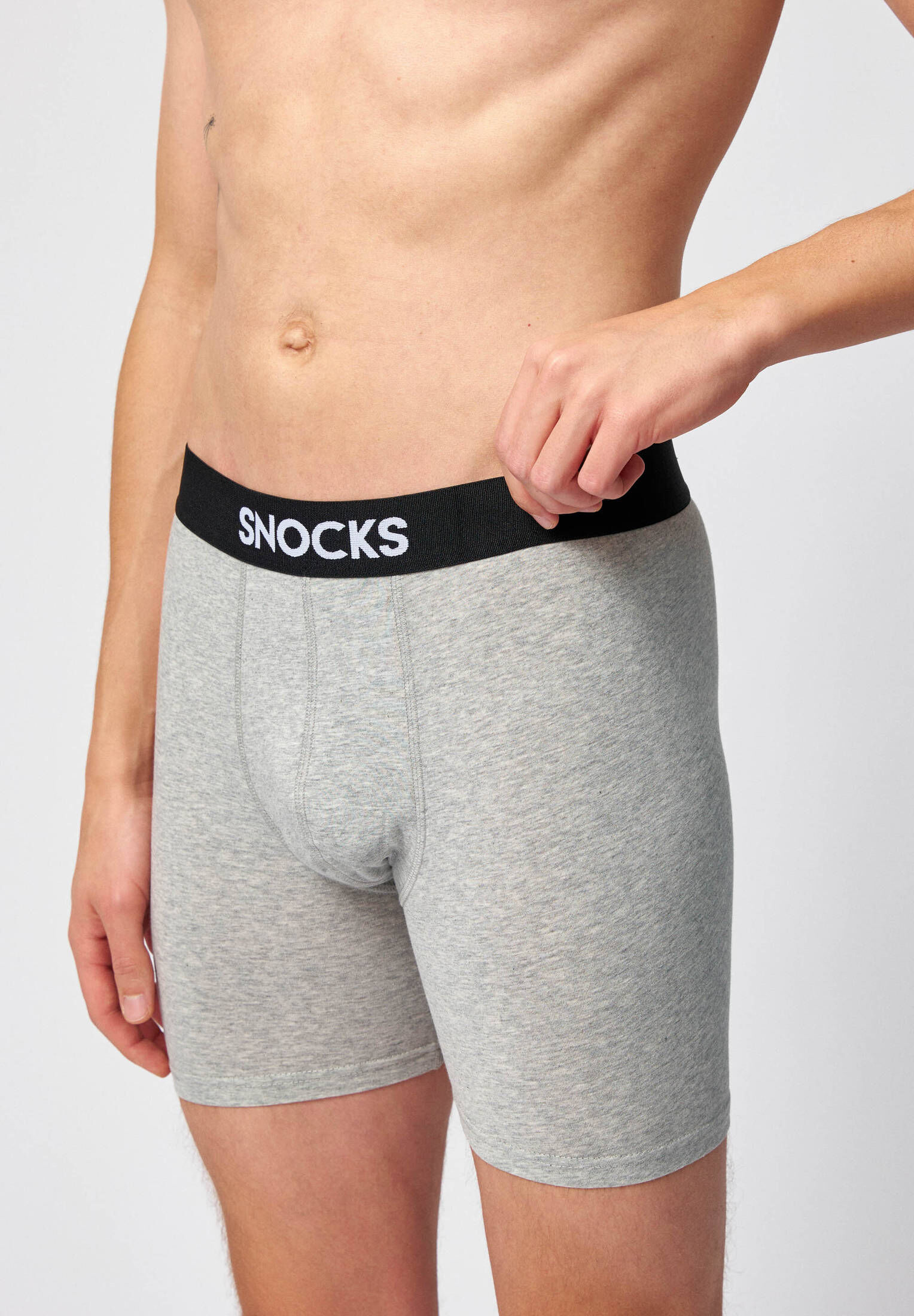 SNOCKS| Herren Boxershorts mit längerem Bein