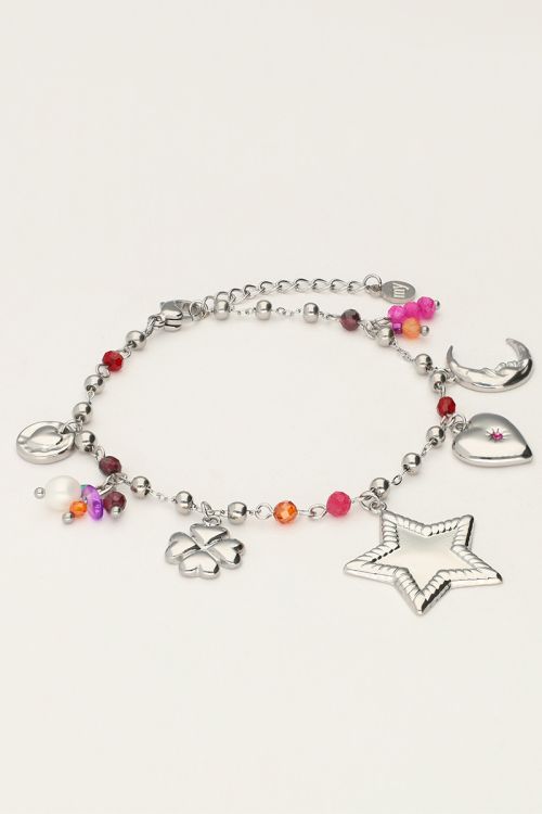 Starry bedelarmband met ster en kralen