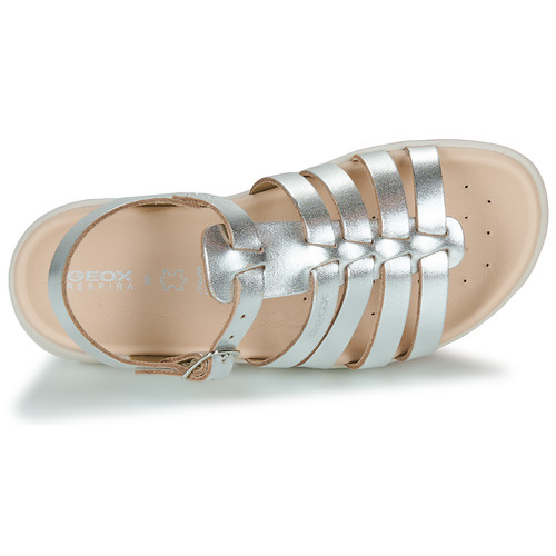 Geox - J SANDAL SOLEIMA GIR - Argenté
