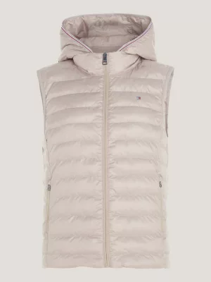Colete acolchoado com capuz Curve Global Stripe