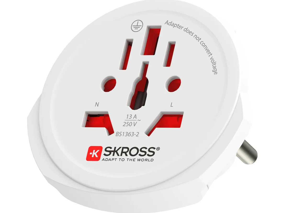 World Travel Adapter Pro World Weltreise Adapter Ladegerät EU / USA / UK / Australien / China / Brasilien (1.103180) - Weiss