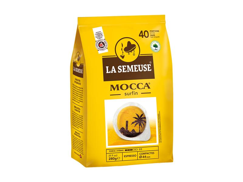La Semeuse Kaffeepads Mocca Surfin 40 Stück Mocca-Papierportionen