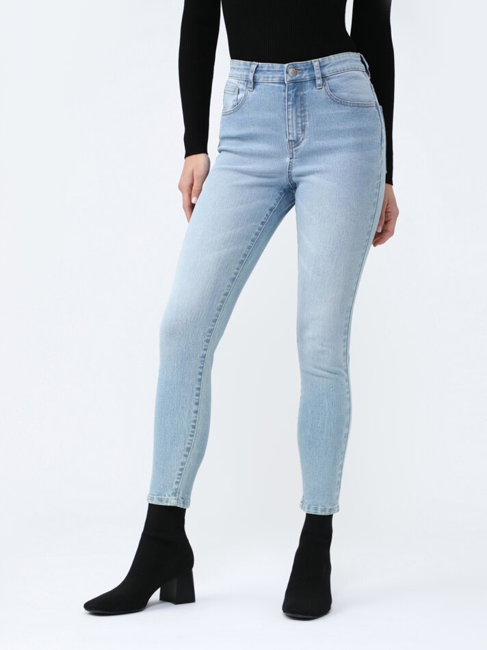 Calça jeans skinny - Azul claro
